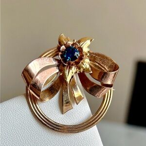 Harry Iskin gold filled brooch